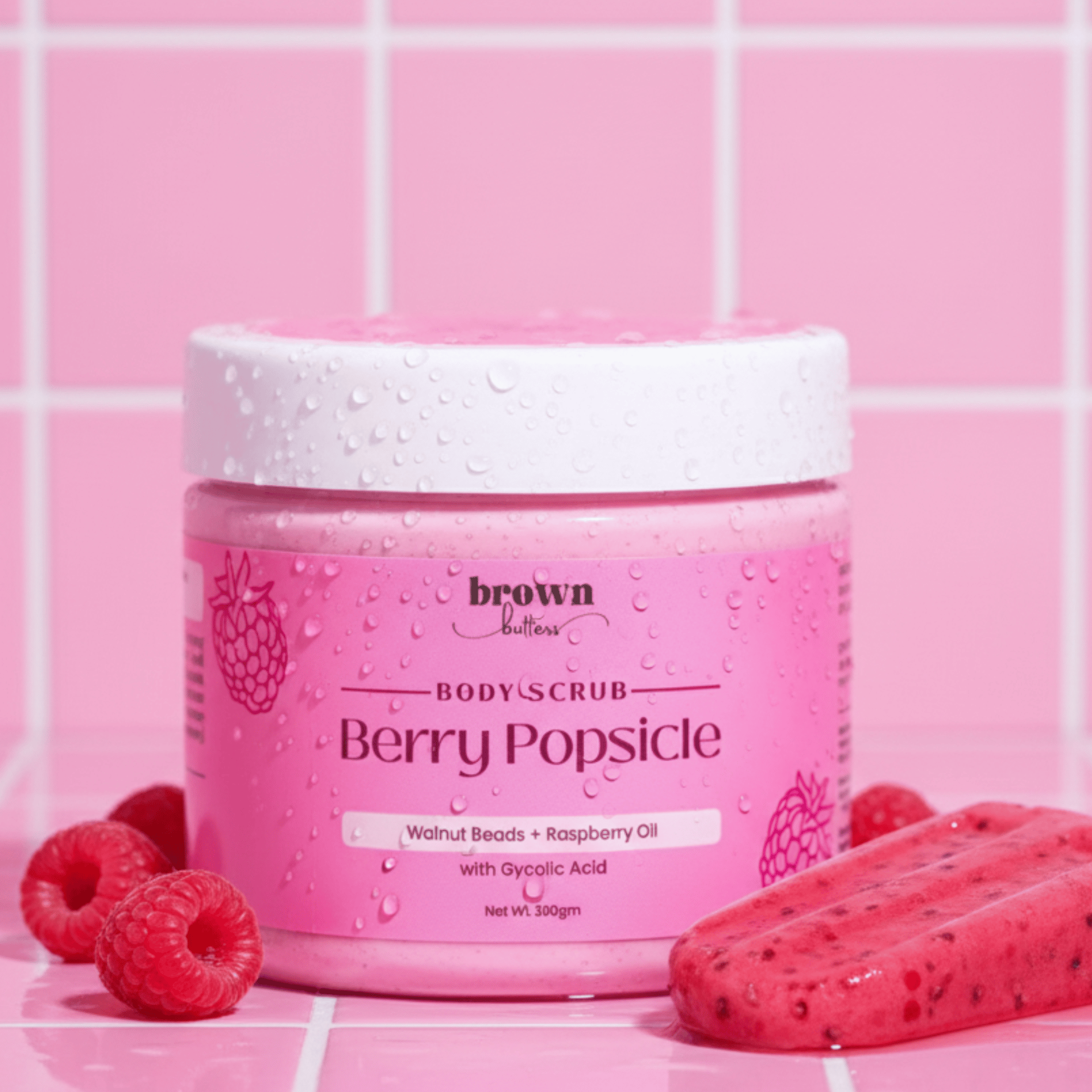 Cream Body Scrub - Berry Popsicle