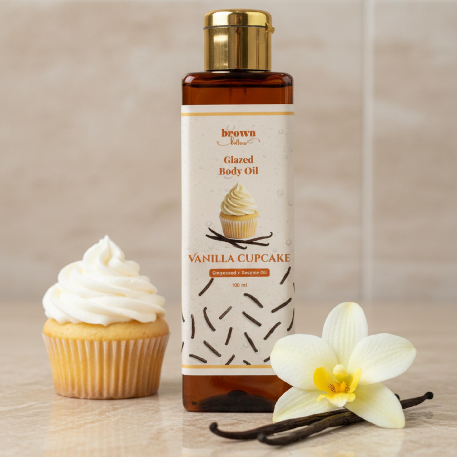 Glazed Body Oil - Vanilla Cupcake