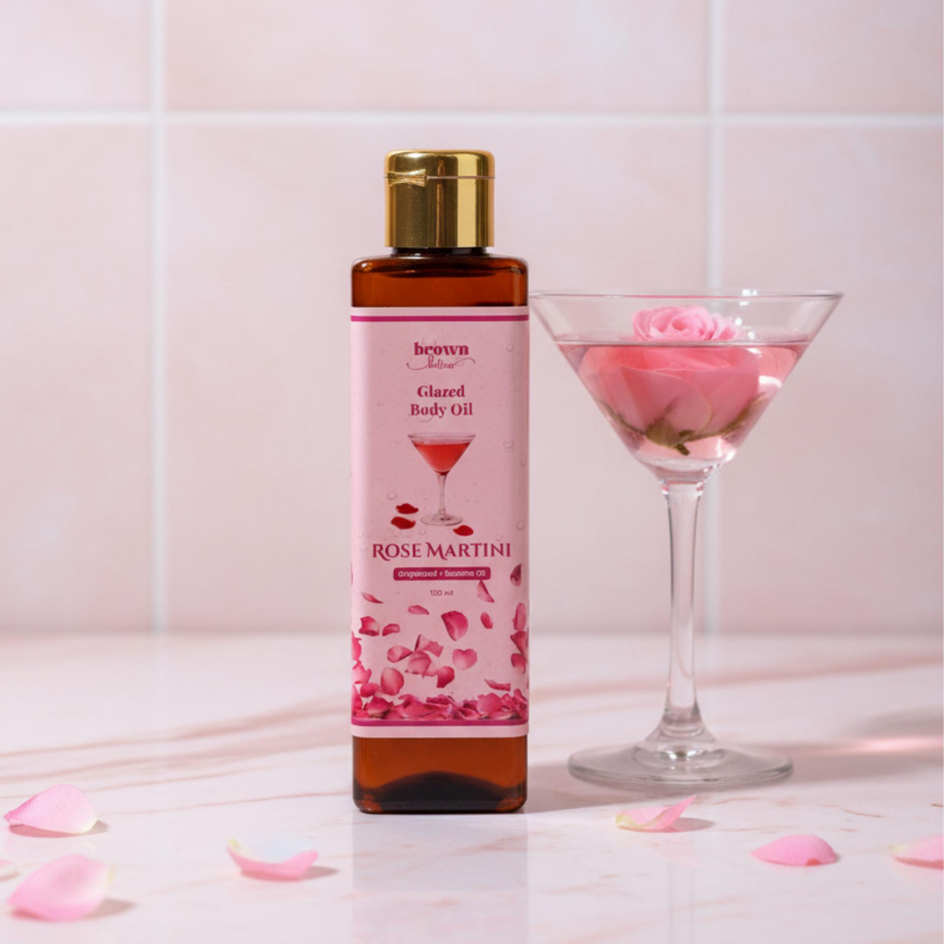 Glazed Body Oil - Rose Martini