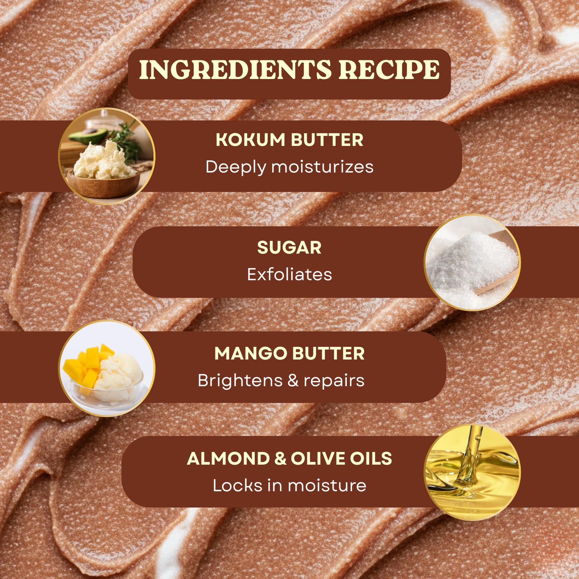 Sugar Body Scrub - Caramel Cappuccino - Image 3