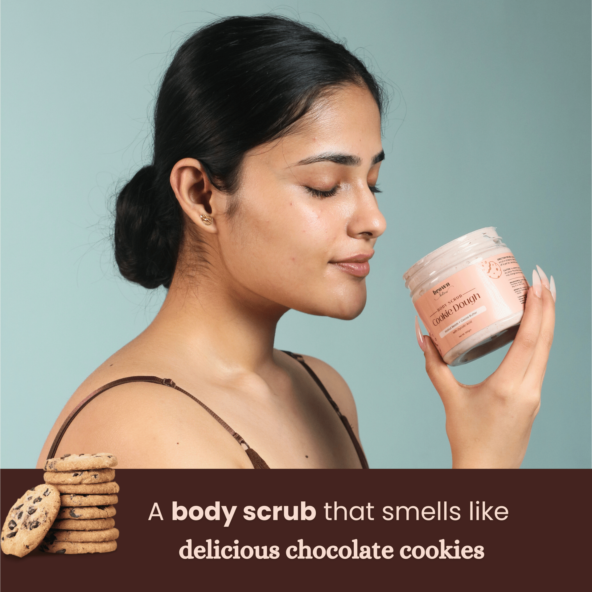 Cream Body Scrub - Cookie Dough - Image 2