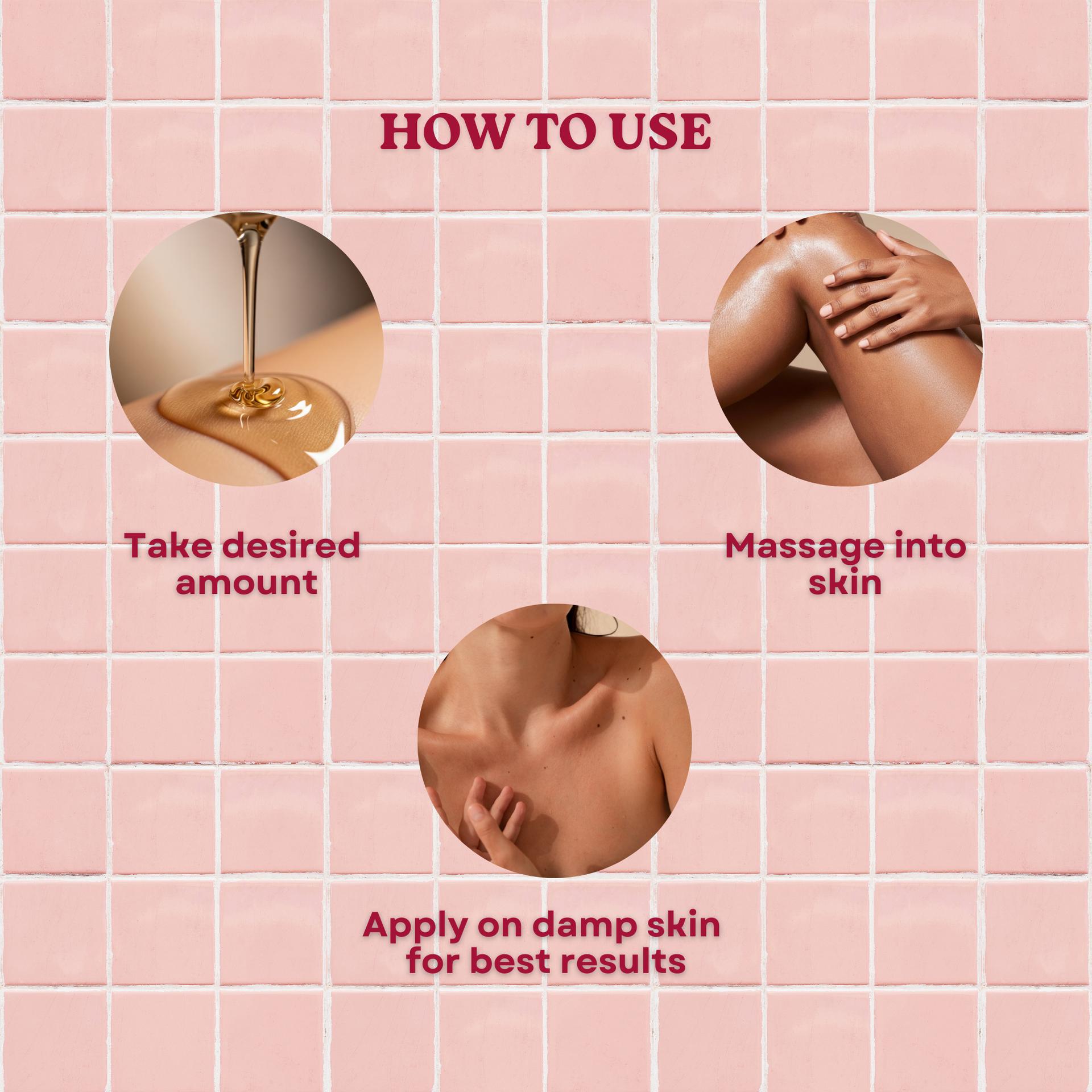 Glazed Body Oil - Rose Martini - Image 5