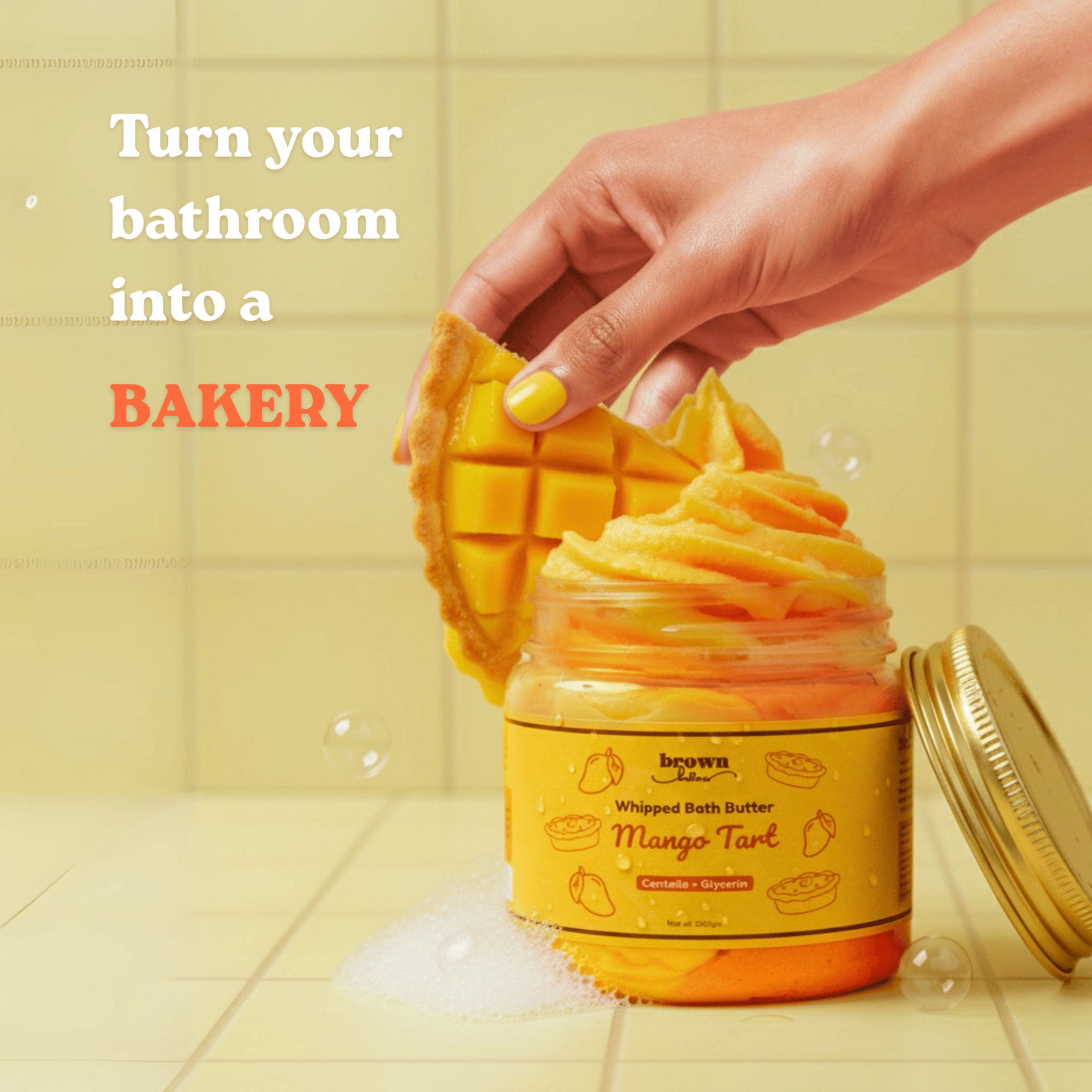Whipped Bath Butter - Mango Tart - Image 6