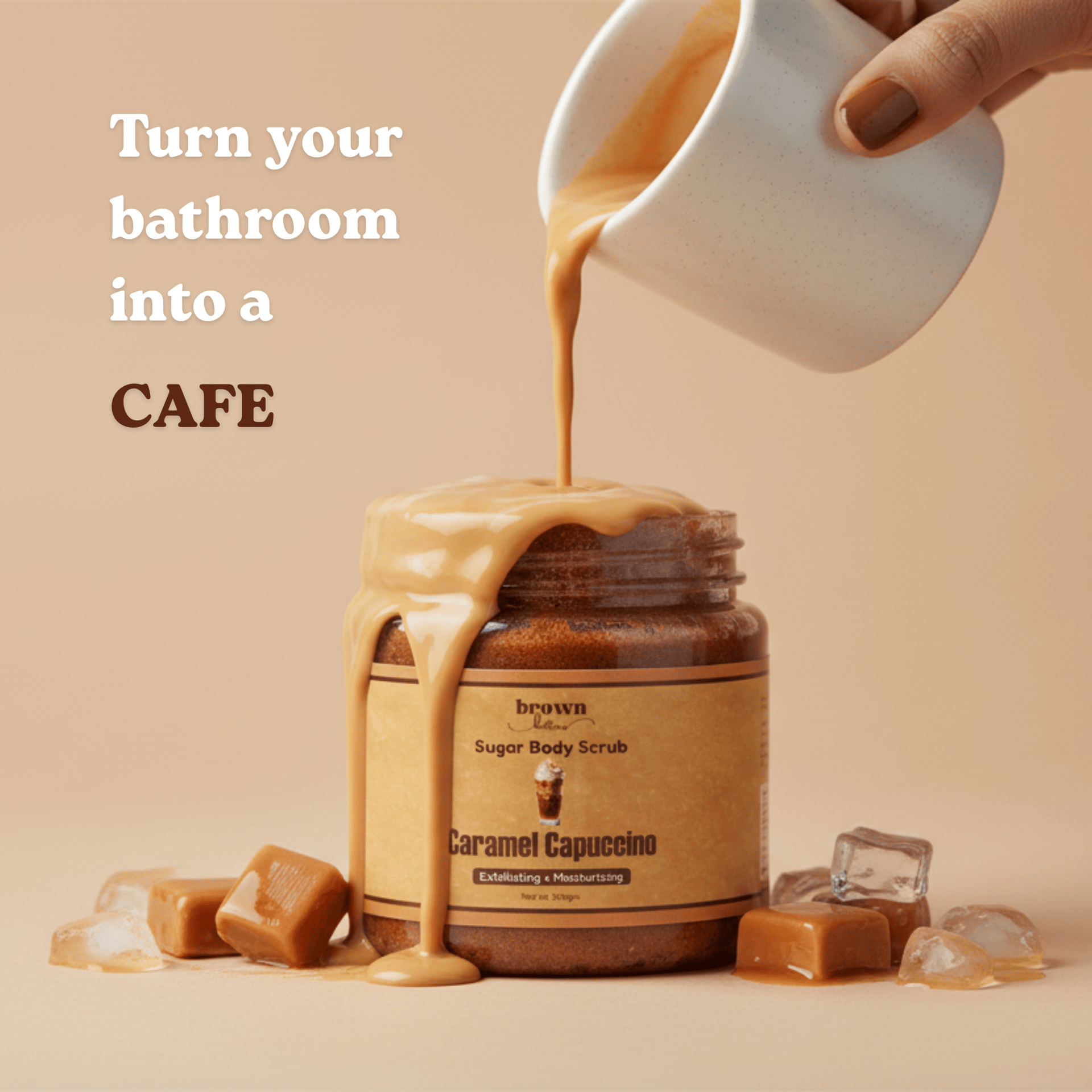 Sugar Body Scrub - Caramel Cappuccino - Image 6