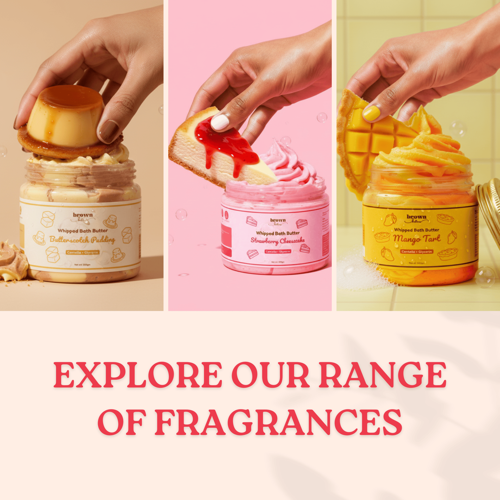 Whipped Bath Butter - Strawberry Cheesecake - Image 7