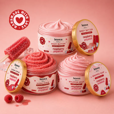 Raspberry Popsicle Dessert Spa Trio