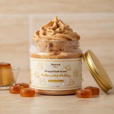 Butterscotch Pudding Whipped Soap