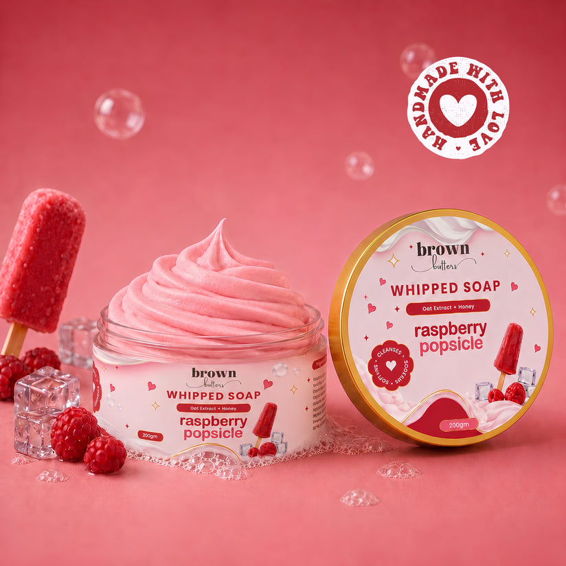 Raspberry Popsicle Whipped Soap