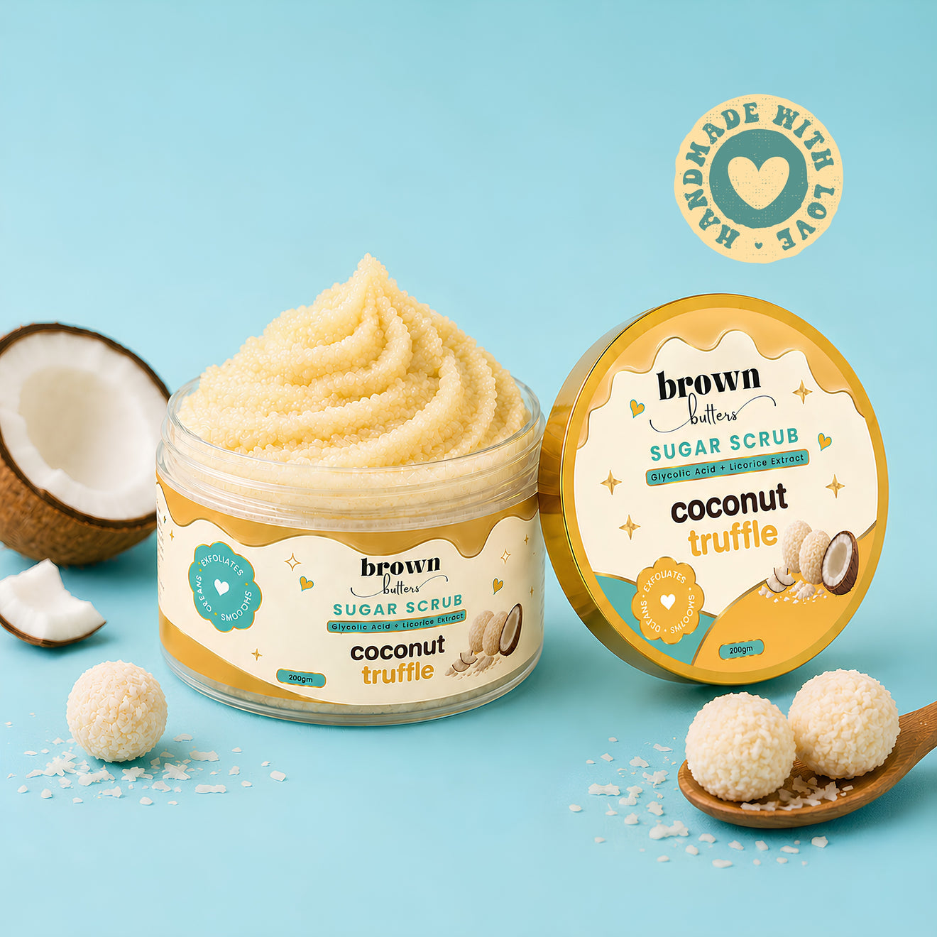 Coconut Truffle Sugar Scrub