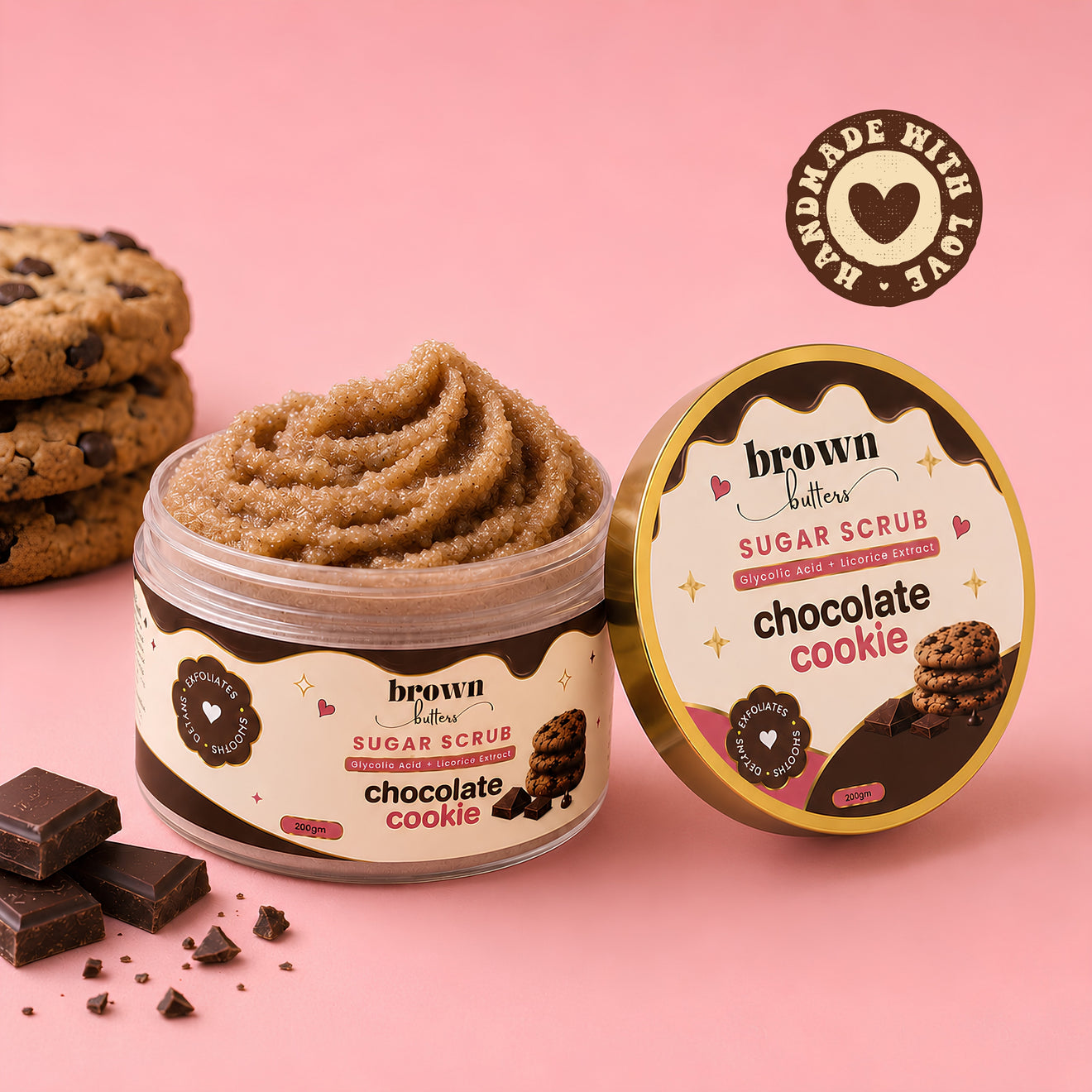 Chocolate Cookie Sugar Scrub