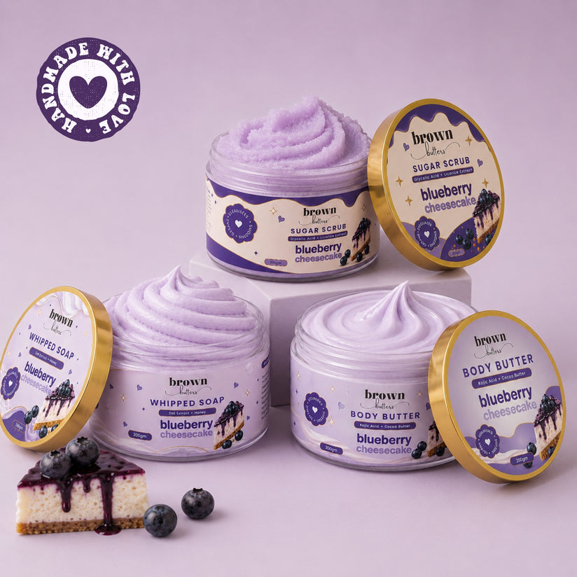 Blueberry Cheesecake Dessert Spa Trio