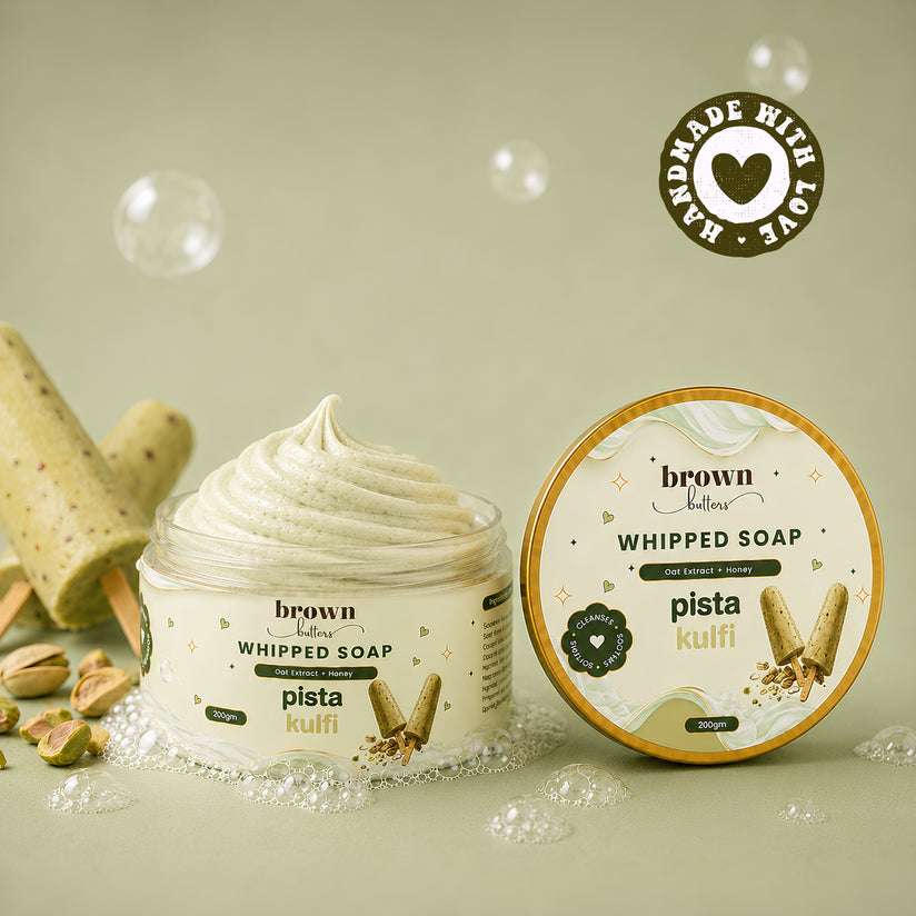 Pista Kulfi Whipped Soap
