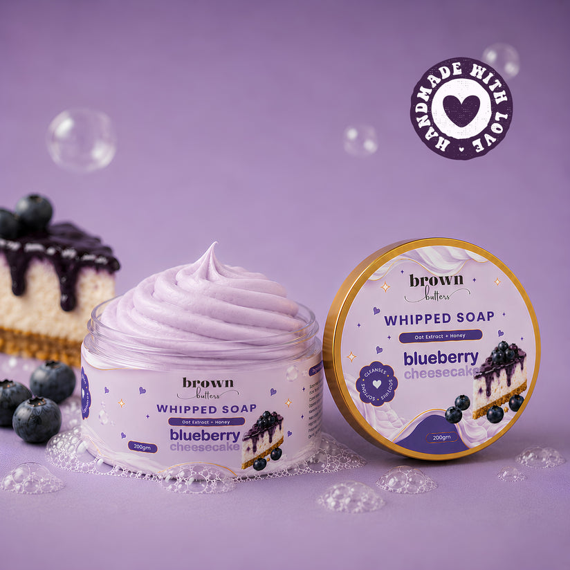 Blueberry Cheesecake Whipped Soap
