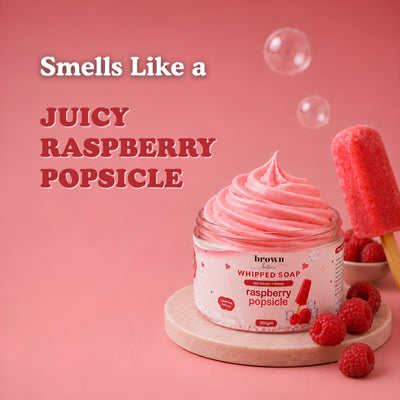 Raspberry Popsicle Whipped Soap