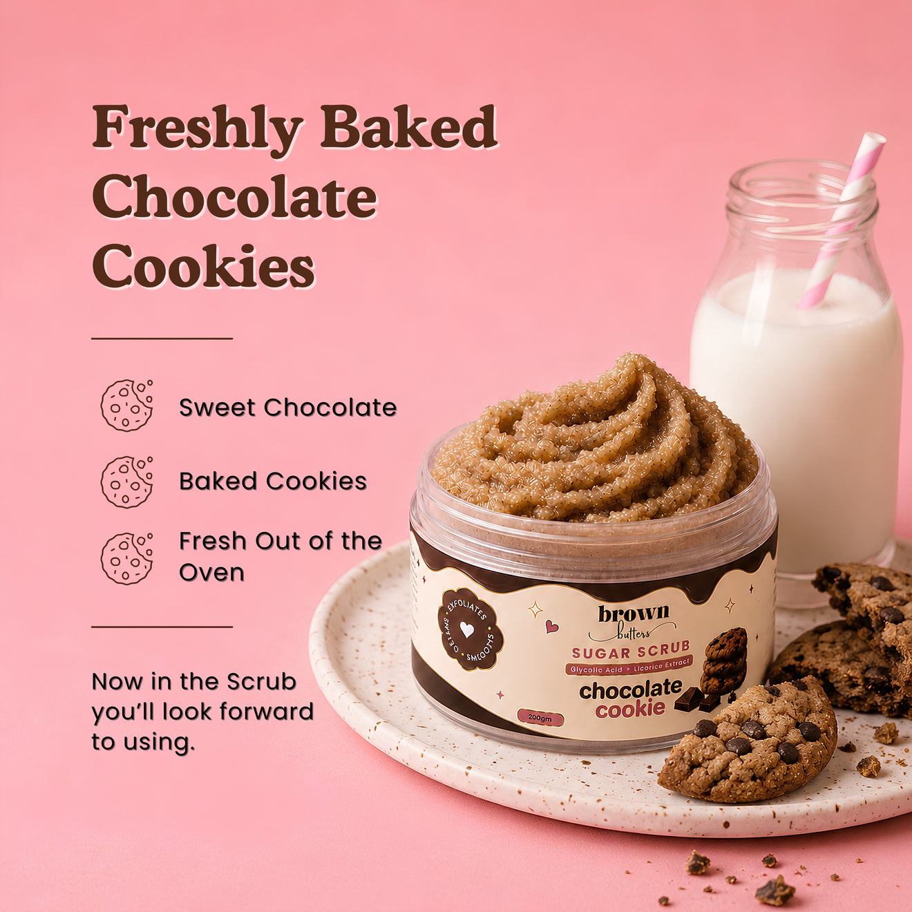 Chocolate Cookie Sugar Scrub