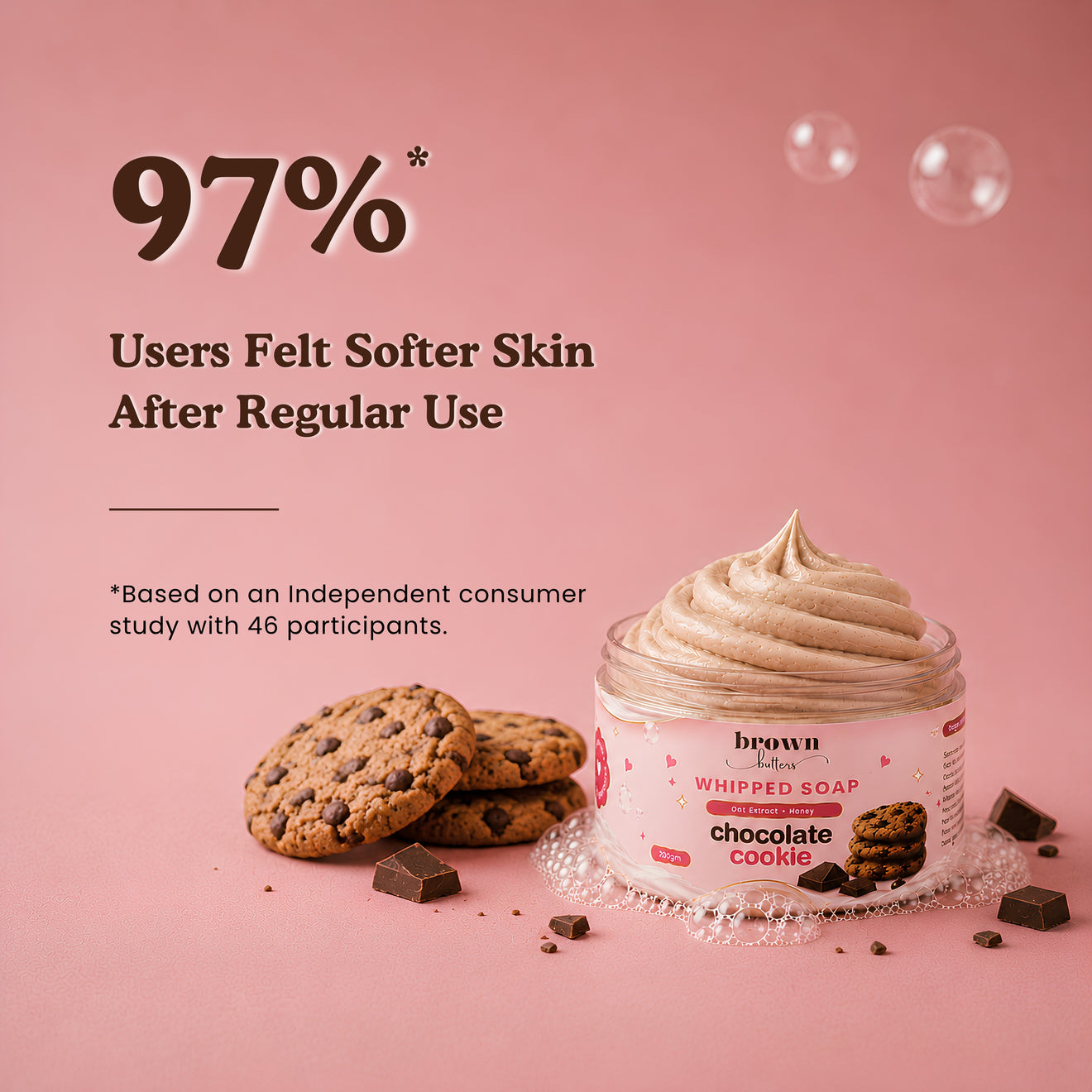 Chocolate Cookie Whipped Soap
