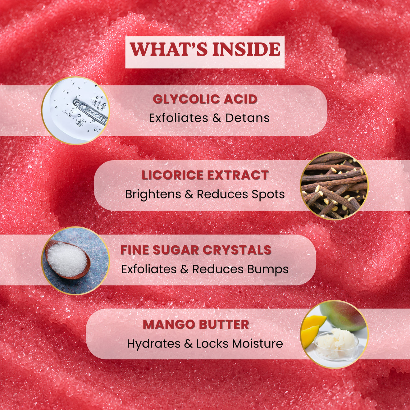 Raspberry Popsicle Sugar Scrub