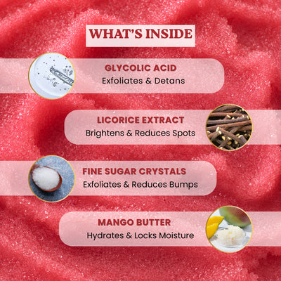 Raspberry Popsicle Sugar Scrub