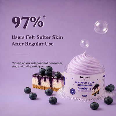 Blueberry Cheesecake Whipped Soap
