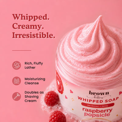 Raspberry Popsicle Whipped Soap