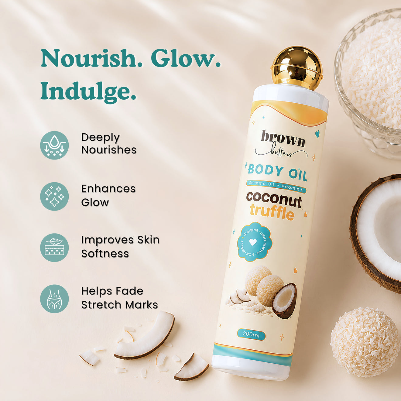 Coconut Truffle Body Oil