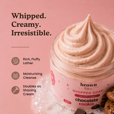 Chocolate Cookie Whipped Soap