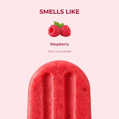 Brown Butters Raspberry Popsicle trio smells like card: raspberry popsicle, tarty, juicy and sweet.