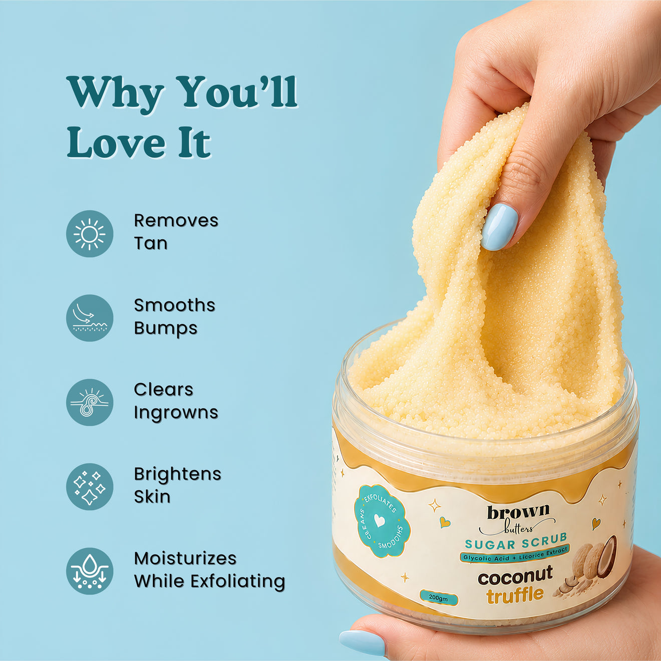Coconut Truffle Sugar Scrub