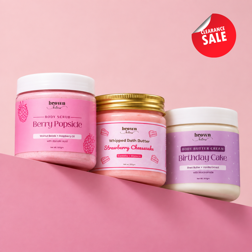 Berries & Cream De-Tan, Cleanse & Smoothen Trio