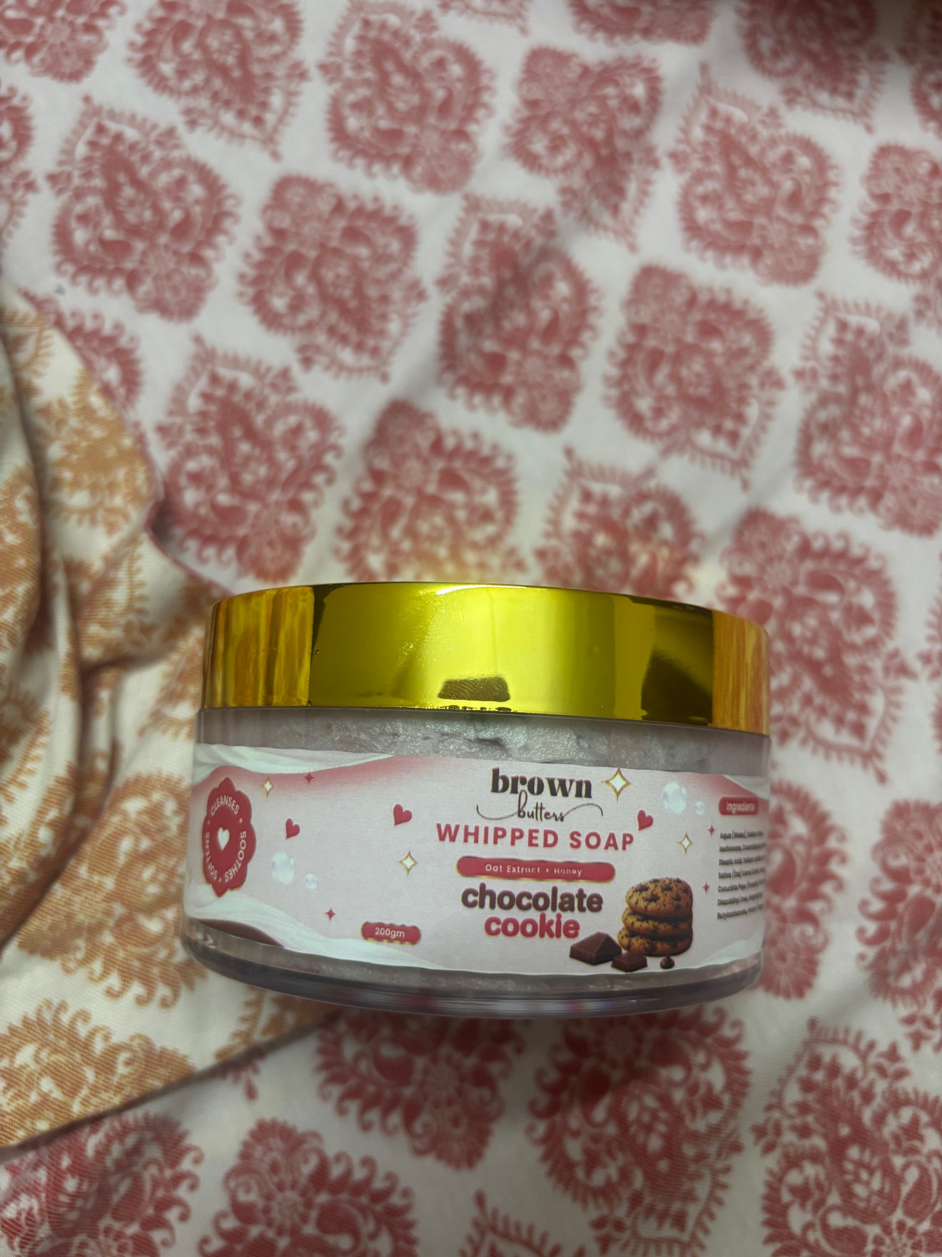 Chocolate Cookie Whipped Soap