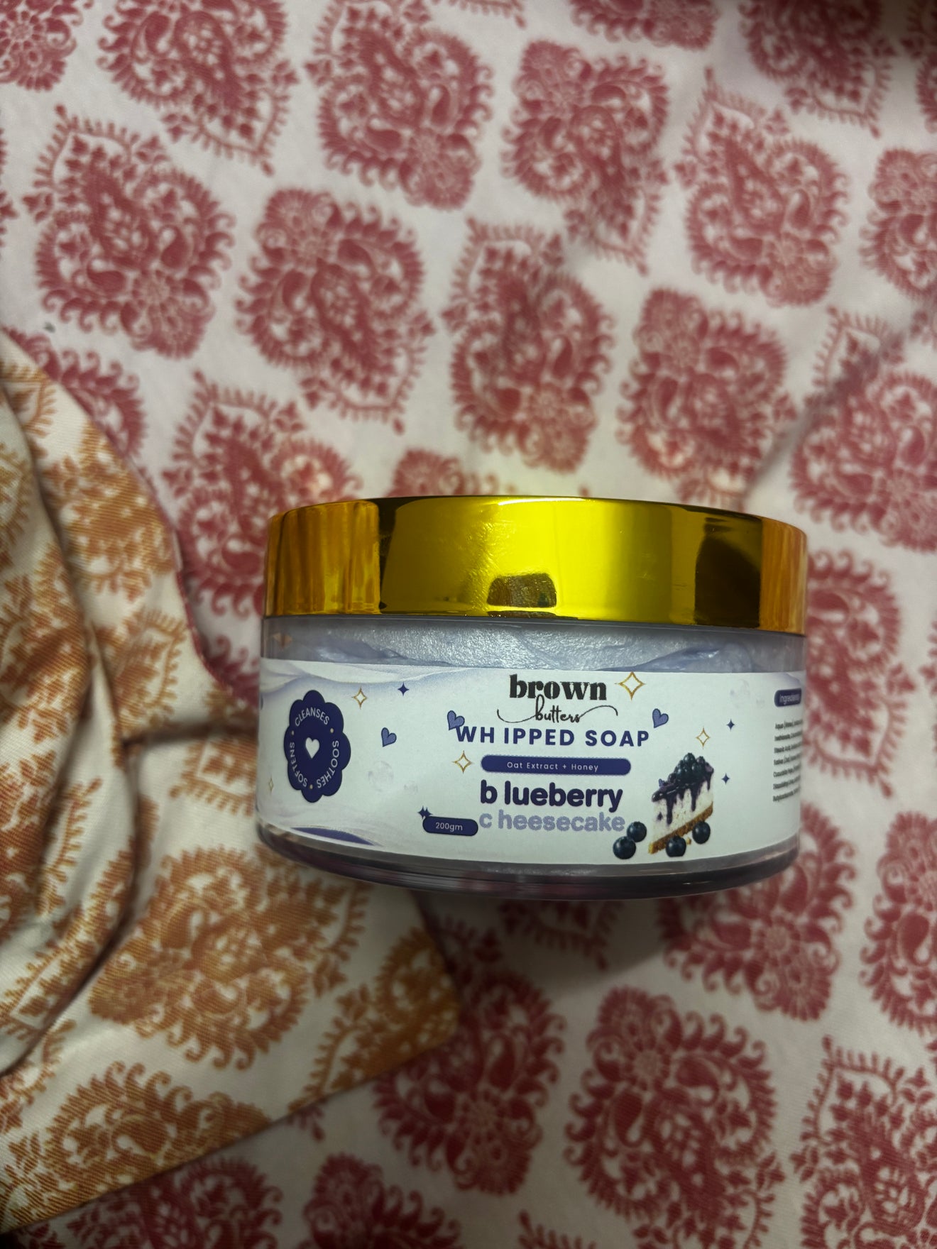 Blueberry Cheesecake Whipped Soap