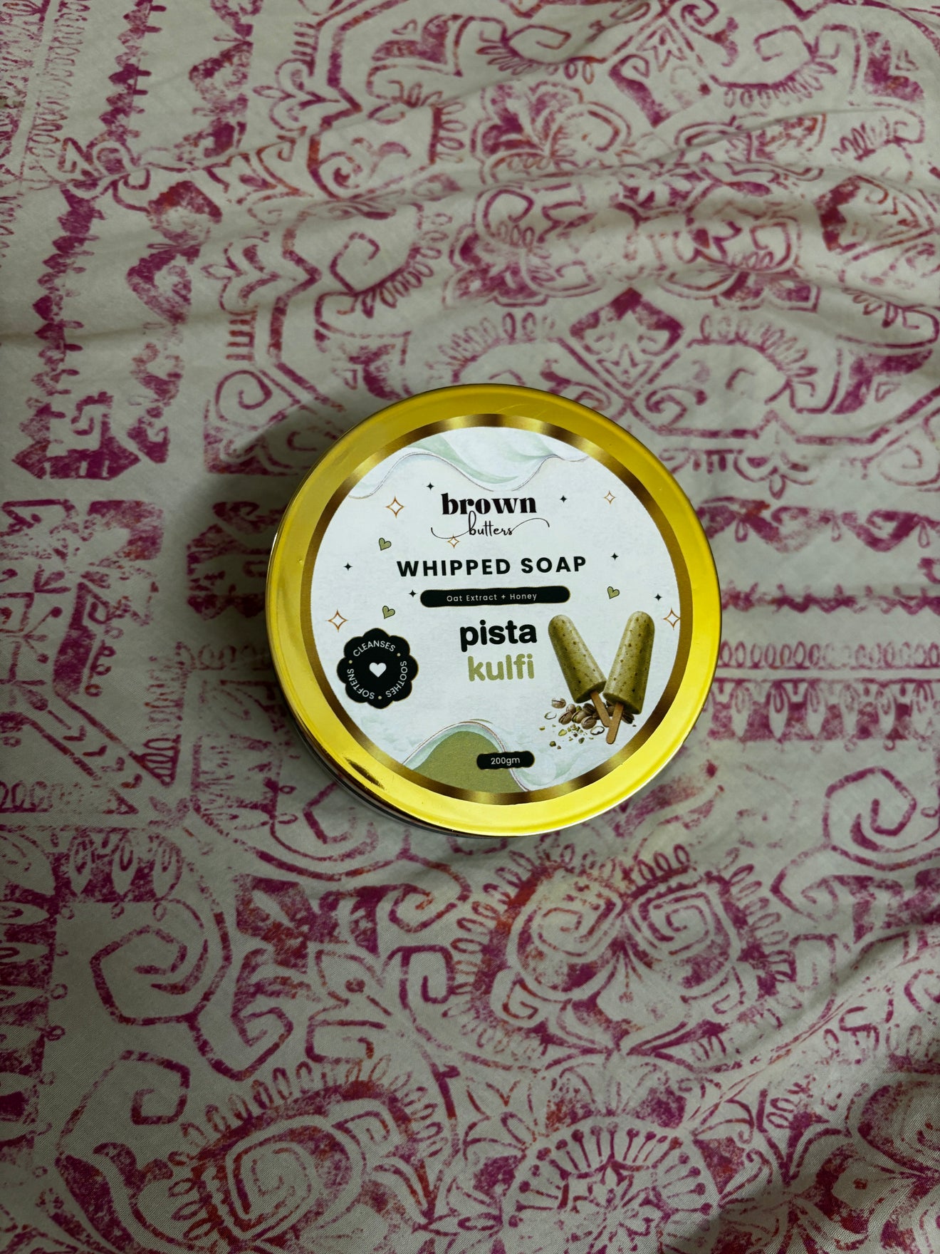 Pista Kulfi Whipped Soap