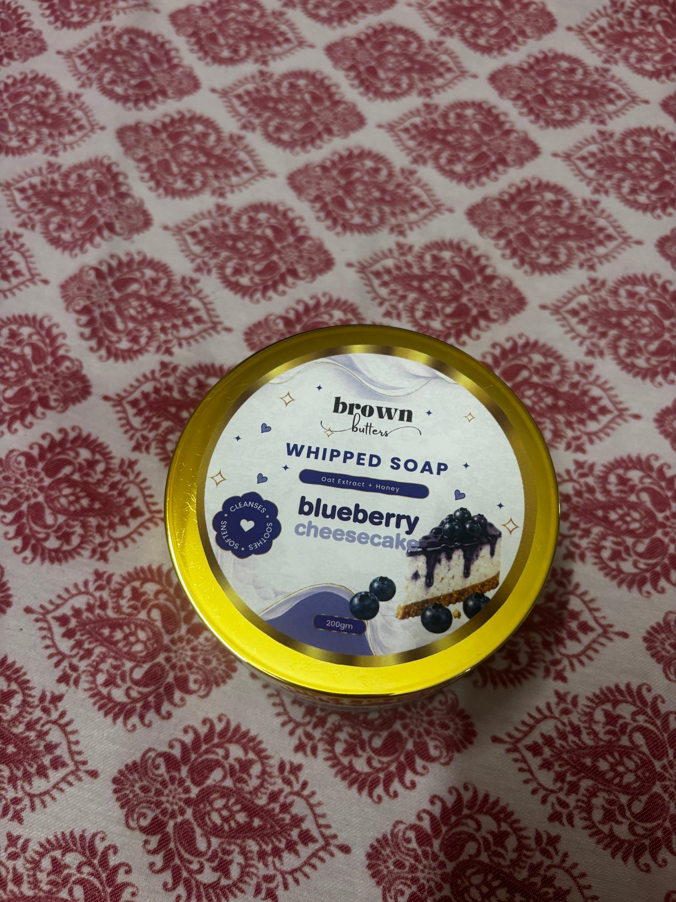 Blueberry Cheesecake Whipped Soap